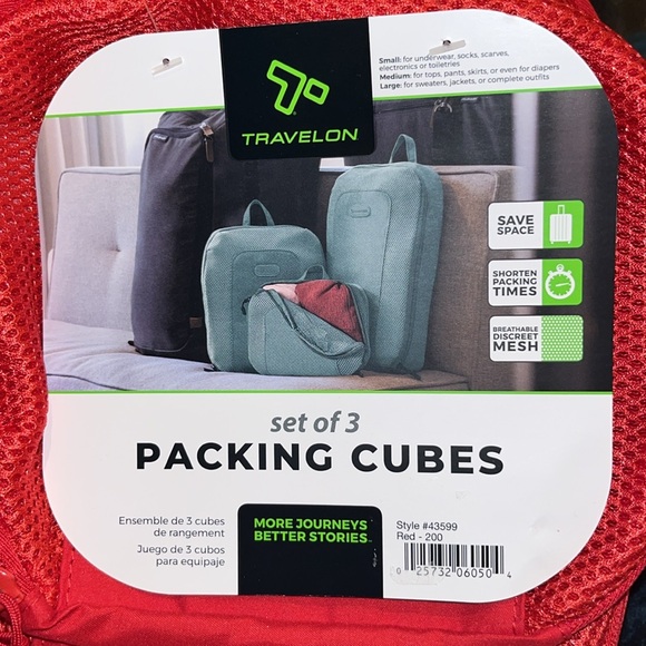 Set of 3 packing cubes. NWT - Picture 2 of 4